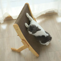 Cats Scratched - Luna-Bed frame with Scratching Board-State of Style