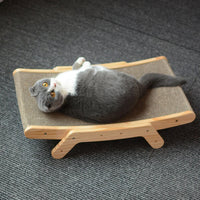 Cats Scratched - Luna-Bed frame with Scratching Board-State of Style