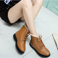 CatuutjeBoots I Leather-Lined Boots for Women-Wine Red-3.5-State of Style