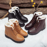 CatuutjeBoots I Leather-Lined Boots for Women-Wine Red-3.5-State of Style
