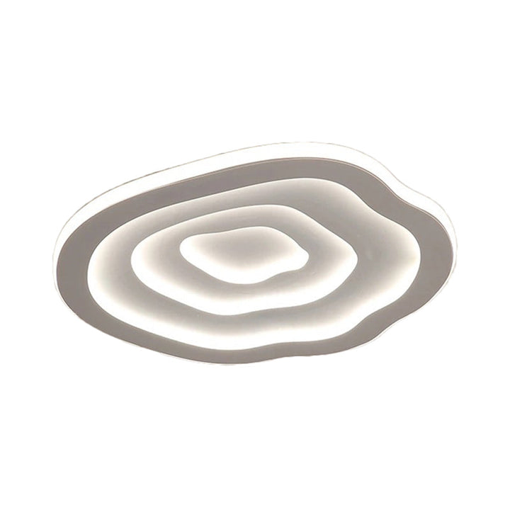Ceiling Acrylic Lamp with Warm & White LED Light - Auralis-White-40 cm-State of Style