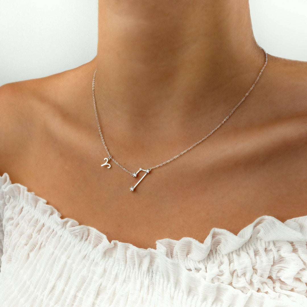 Celestia Zodiac Astrology Necklace – Celestia-Gold-Aquarius-State of Style