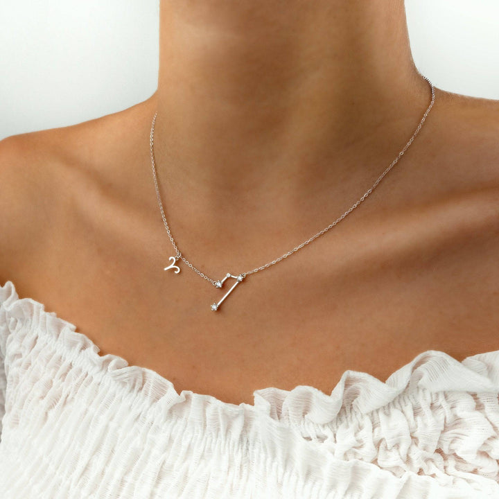 Celestia Zodiac Astrology Necklace – Celestia-Gold-Aquarius-State of Style