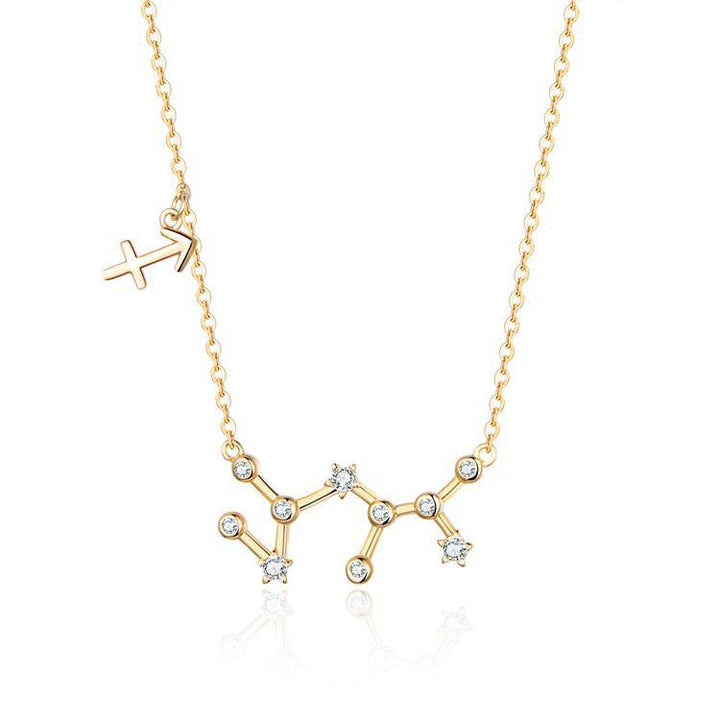 Celestia Zodiac Astrology Necklace – Celestia-Gold-Sagittarius-State of Style