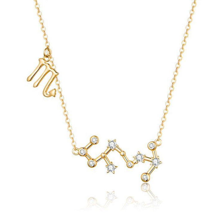 Celestia Zodiac Astrology Necklace – Celestia-Gold-Scorpio-State of Style