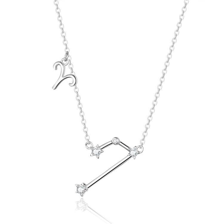 Celestia Zodiac Astrology Necklace – Celestia-Silver-Aries-State of Style