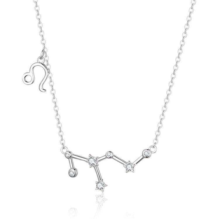 Celestia Zodiac Astrology Necklace – Celestia-Silver-Leo-State of Style