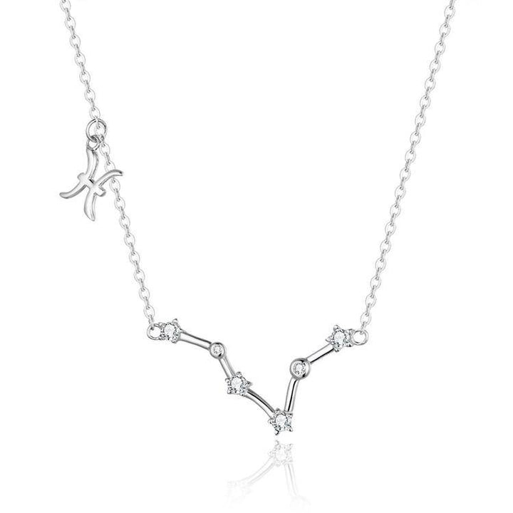 Celestia Zodiac Astrology Necklace – Celestia-Silver-Pisces-State of Style