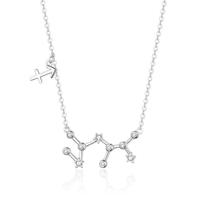 Celestia Zodiac Astrology Necklace – Celestia-Silver-Sagittarius-State of Style