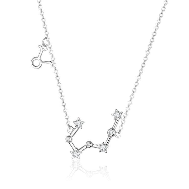 Celestia Zodiac Astrology Necklace – Celestia-Silver-Taurus-State of Style