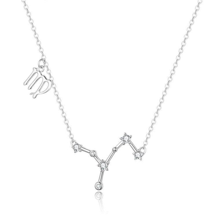Celestia Zodiac Astrology Necklace – Celestia-Silver-Virgo-State of Style