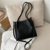 Celine Traditional Bag – Stylish PU Leather Shoulder & Crossbody Bag-Black-State of Style