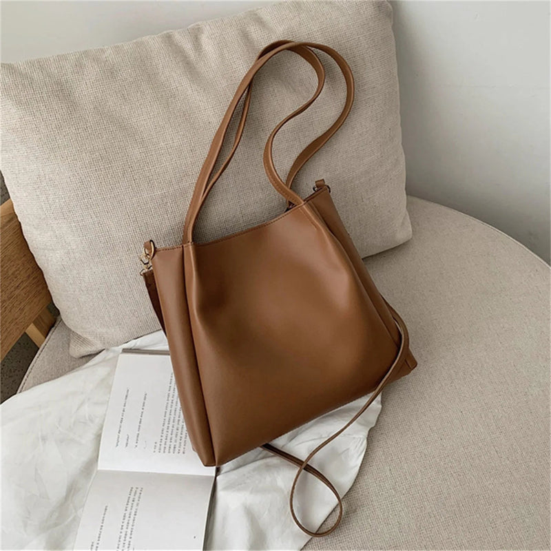 Celine Traditional Bag – Stylish PU Leather Shoulder & Crossbody Bag-Brown-State of Style