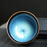 Ceramic Tea Cup - ColorSplash-Dark Blue-State of Style