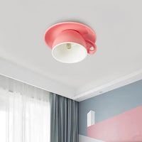 CeramiLux Morandi Coffee Cup Ceiling Light – CeramiLux-Pink-State of Style