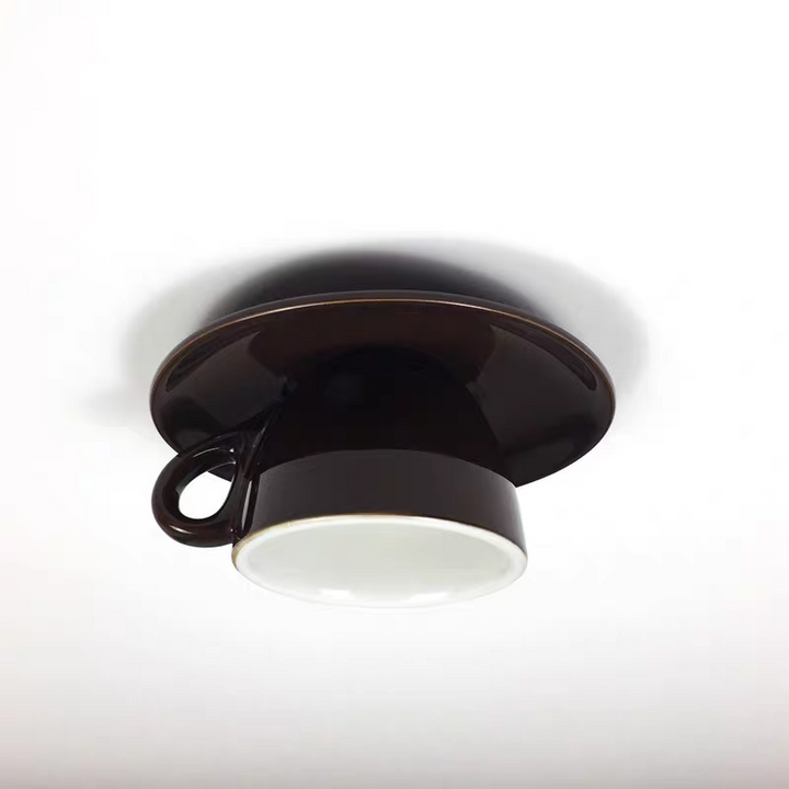 CeramiLux Morandi Coffee Cup Ceiling Light – CeramiLux-Yellow-State of Style