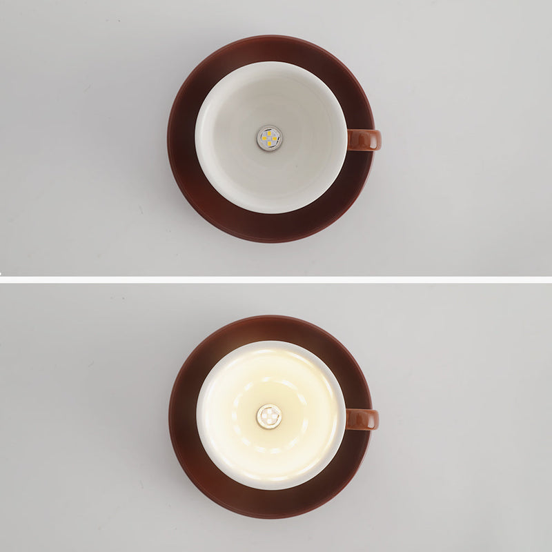 CeramiLux Morandi Coffee Cup Ceiling Light – CeramiLux-Yellow-State of Style