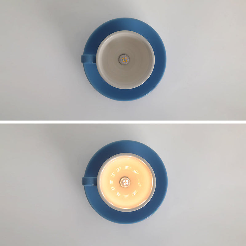 CeramiLux Morandi Coffee Cup Ceiling Light – CeramiLux-Yellow-State of Style
