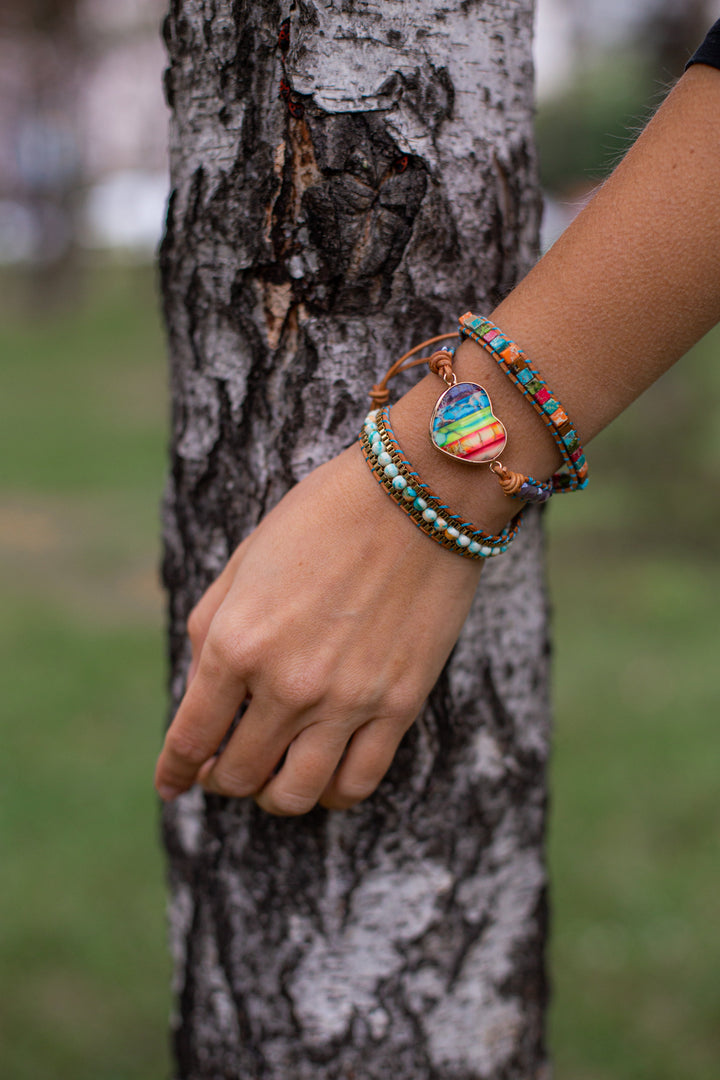 Chakra Energy Wrap Bracelet - Vitala-State of Style