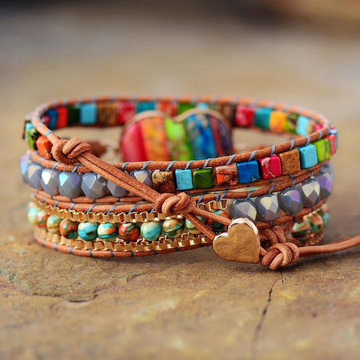 Chakra Energy Wrap Bracelet - Vitala-State of Style