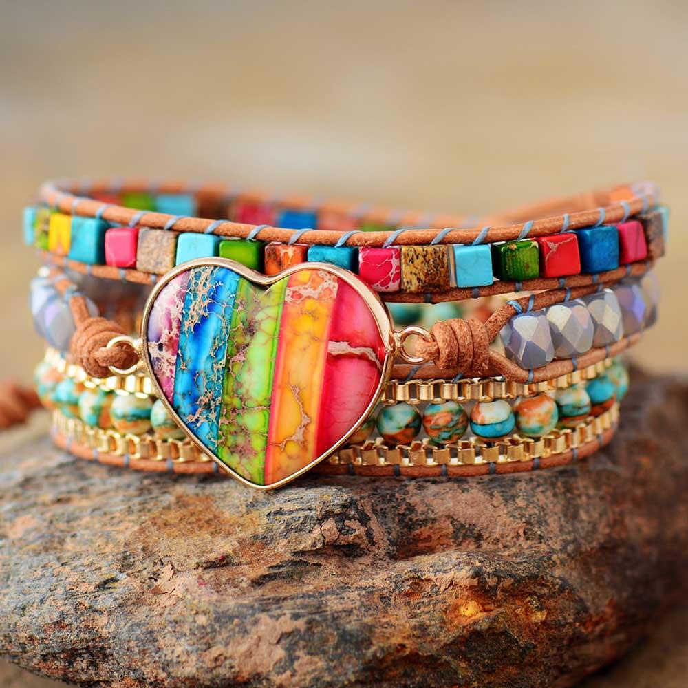Chakra Energy Wrap Bracelet - Vitala-State of Style