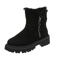 ChantelleBoots I Women's Wool-Lined Snow Boots-Black-4.5-State of Style