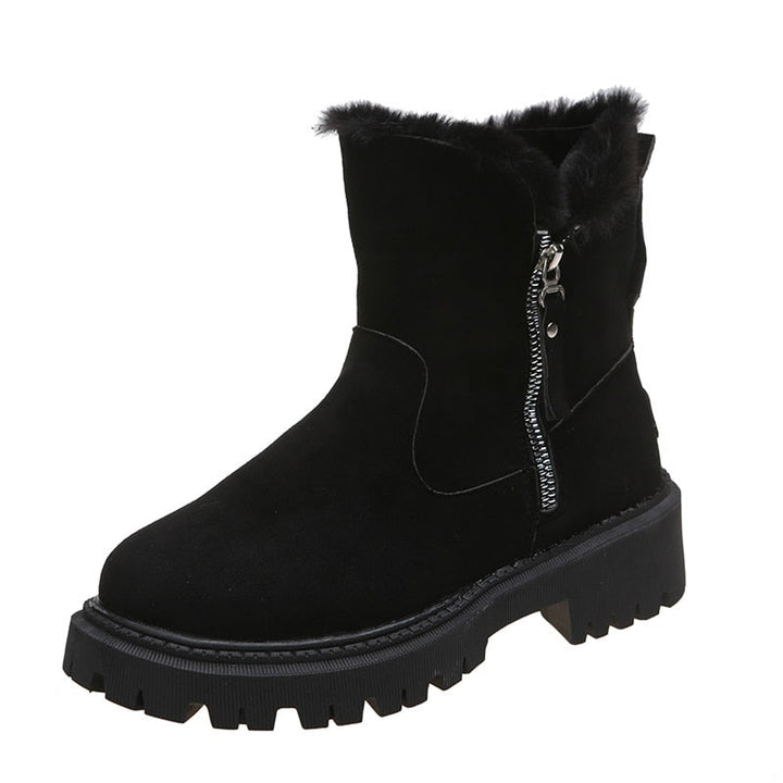 ChantelleBoots I Women's Wool-Lined Snow Boots-Black-4.5-State of Style