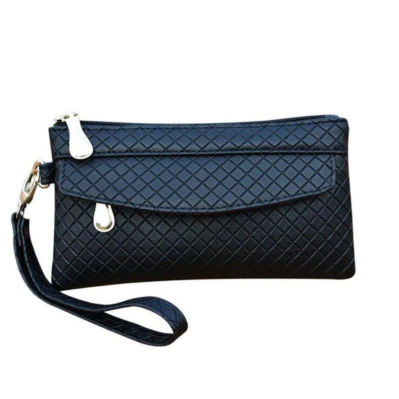 Charme PU Leather Wallet – Stylish & Functional for Modern Women-Black-State of Style