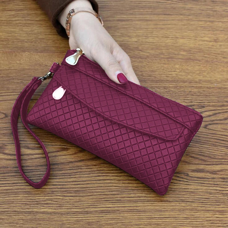 Charme PU Leather Wallet – Stylish & Functional for Modern Women-Red-State of Style