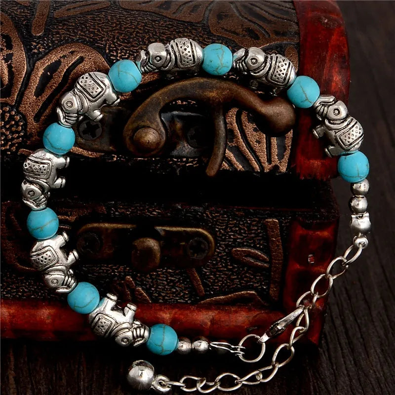 Charming Elephant Bracelet | Boho Jewellery-State of Style