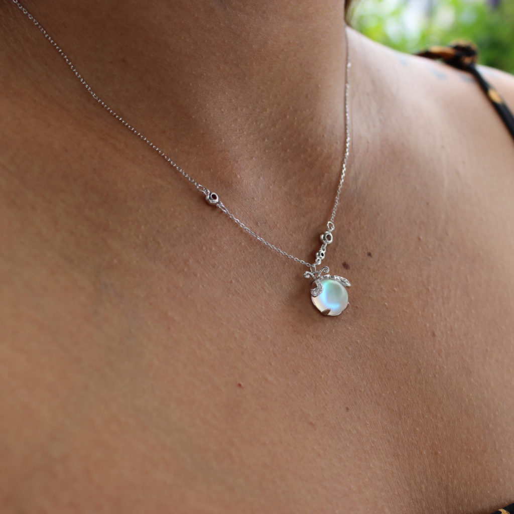 Charming Firefly Moonstone Necklace-State of Style