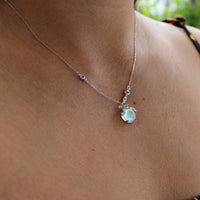 Charming Firefly Moonstone Necklace-State of Style