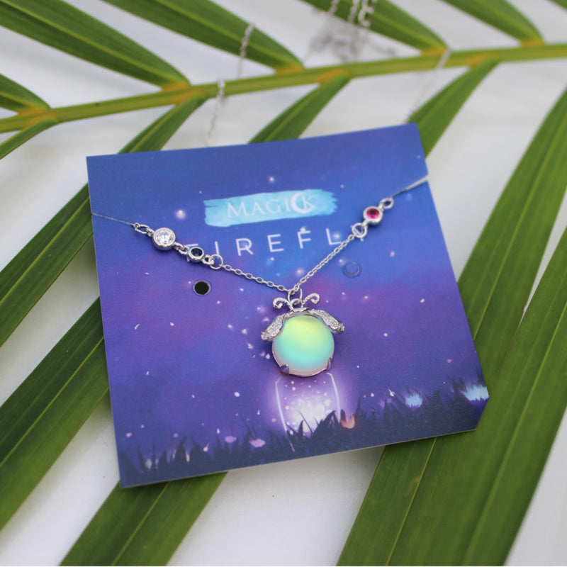 Charming Firefly Moonstone Necklace-State of Style