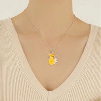Charming Fox and Wolf Couple Necklace-State of Style