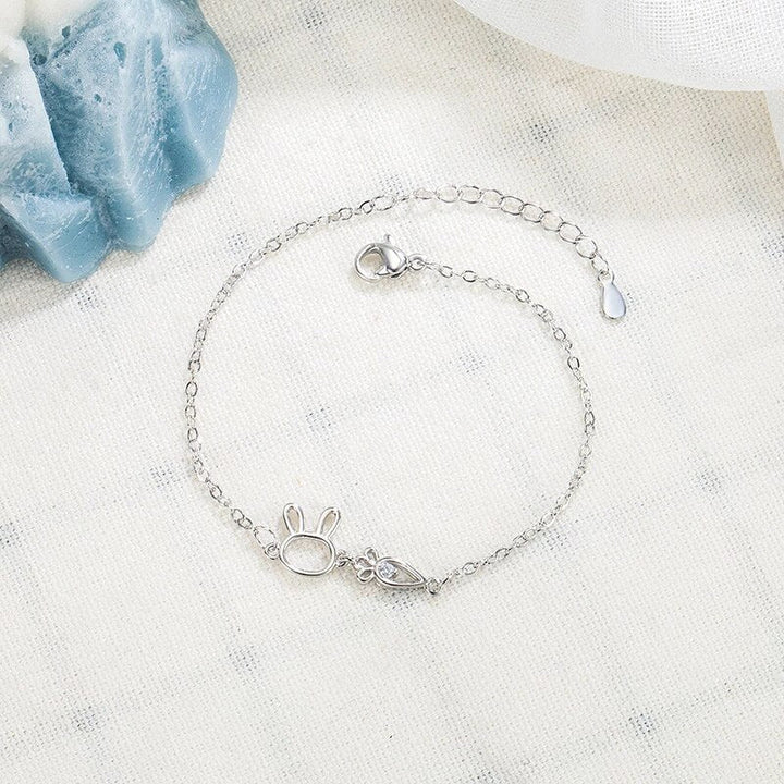 CHARMING RABBIT PENDANT BRACELET-State of Style