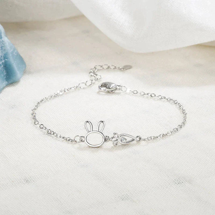CHARMING RABBIT PENDANT BRACELET-State of Style
