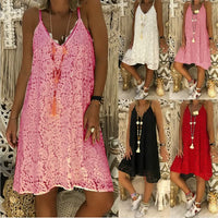 Charming V-Neck Dress-Pink-S-State of Style