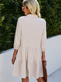 Checked Design Dress | Emy | Stylish & Comfortable-Light Blue-L-State of Style