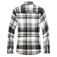 Checked Flannel Shirt Angus – Plus-Size Comfort & Casual Style-Yellow-M-State of Style