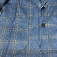 Checked Men's Blazer - Everett-Blue-S-State of Style