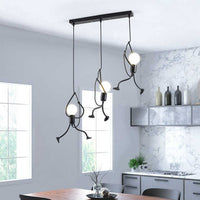 Cheerful Doll Wall Lamp - RetroGlow-3 Lamps in One Beam-State of Style