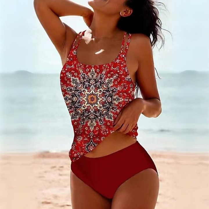 Cheerful Tankini – Livia-Red-S-State of Style