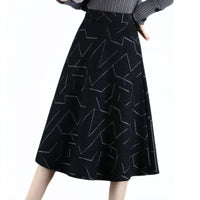 Chelsea Traditional Skirt – Vintage Wool A-Line Midi Skirt-M-State of Style