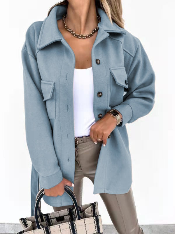 Chelsea's Jacket | Comfortable Oversized Jacket for Women-Beige-S-State of Style