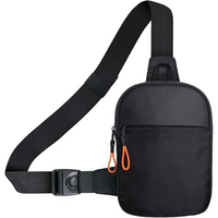 Chest Mini Sling Bag - CrossLite-Black-L-State of Style
