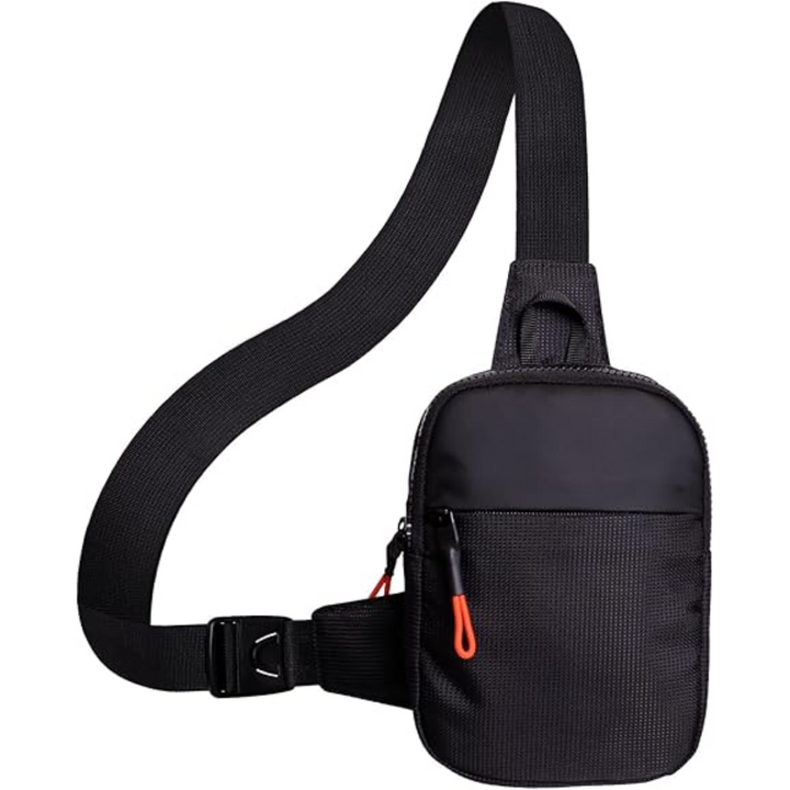 Chest Mini Sling Bag - CrossLite-Black-S-State of Style