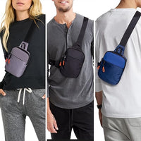 Chest Mini Sling Bag - CrossLite-Black-S-State of Style