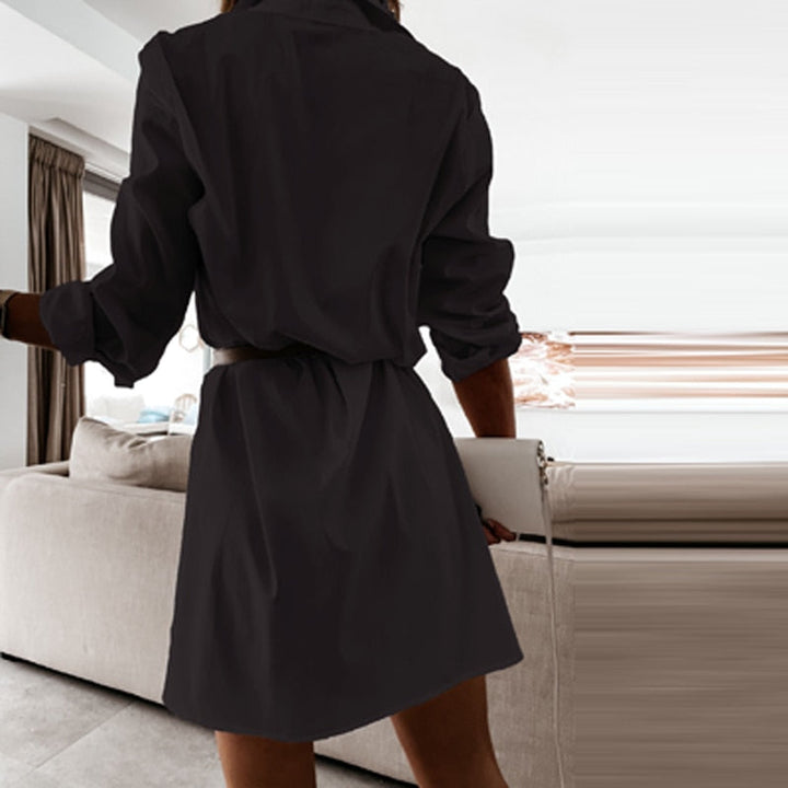 Chic Blouse Dress for Women | BrackenDress-Black-S-State of Style