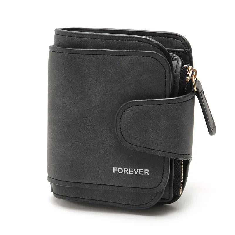 Chic Compact Fashion Wallet – Stylish & Organised for Everyday Use-Black-State of Style
