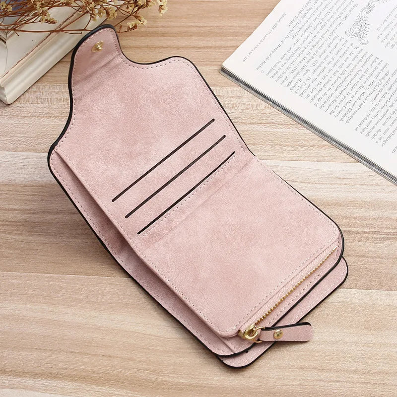 Chic Compact Fashion Wallet – Stylish & Organised for Everyday Use-Grey-State of Style